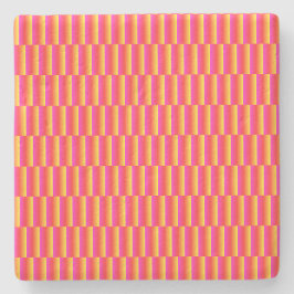 Happy 3D Rainbow Tiles Pattern Stenunderlägg