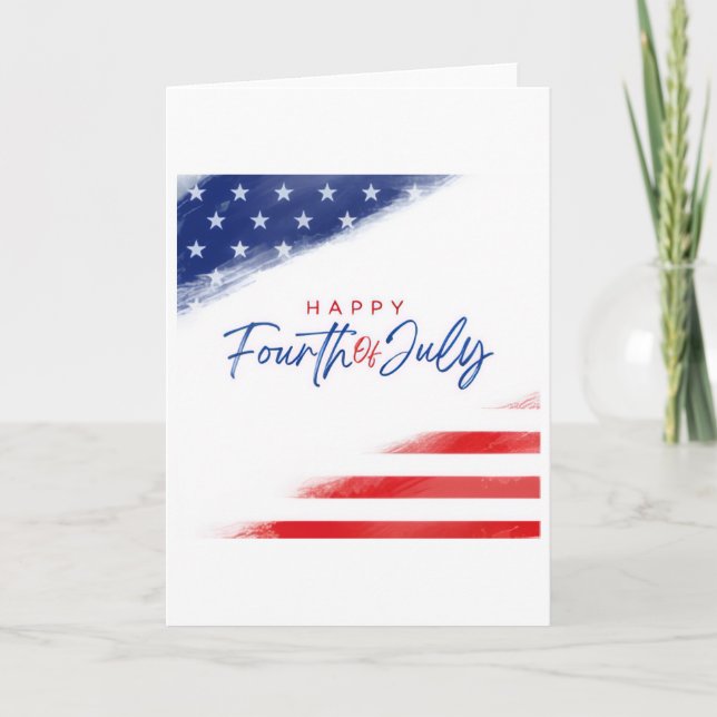 Happy 4th of July! Greeting Card Kort (Framsida)