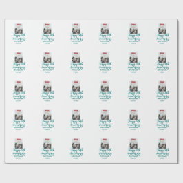 Happy 50th anniversary photo turquoise bow name da presentpapper
