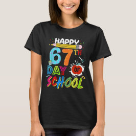 Happy 67 Days of School 67th Day Smarter Six Seven T Shirt