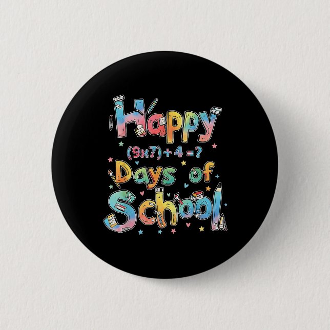 Happy 67 Days Of School Math Equation Teacher Six  Knapp (Framsida)