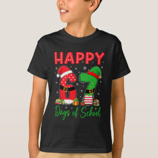 Happy 67 Days Of School Six Seven 67 Christmas San T Shirt