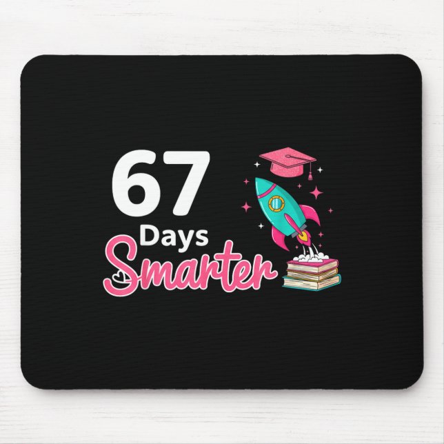 Happy 67 Days Smarter School Student Teacher Kids  Musmatta (Framsidan)