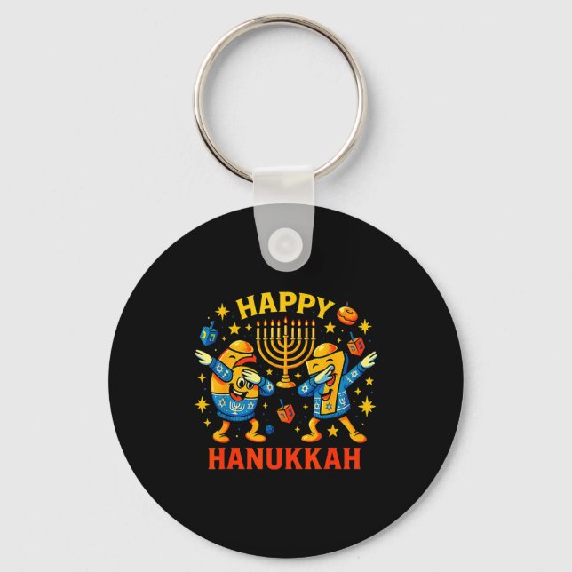 Happy 67 Hanukkah Funny Holiday Meme Design  Nyckelring (Framsida)