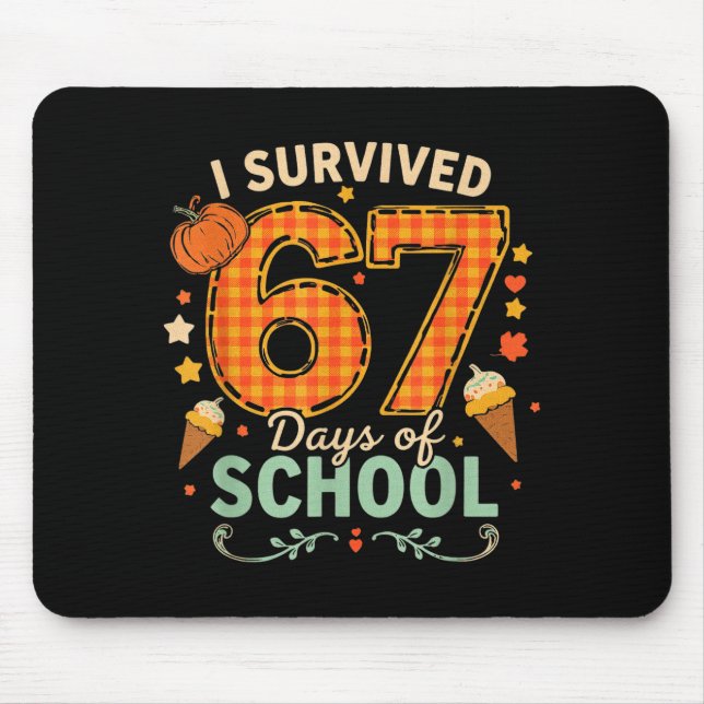 Happy 67th Day Of School Funny Teacher Thanksgivin Musmatta (Framsidan)