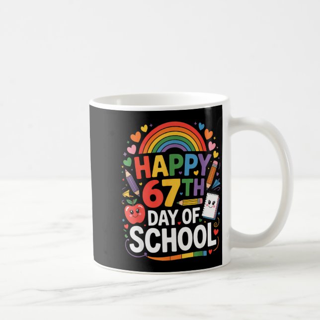 Happy 67th Day Of School Meme 67 Days Of School Ra Kaffemugg (Höger)