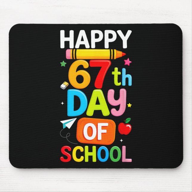 Happy 67th Day Of School Teacher Kids Six Seven 6  Musmatta (Framsidan)