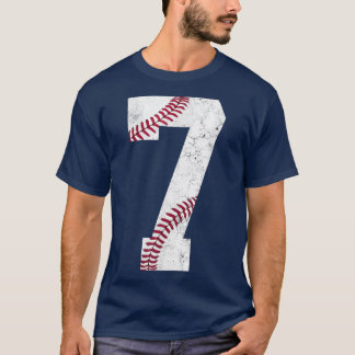 Happy 7th Birthday Gift Baseball Kids 7 2015 Seven T Shirt