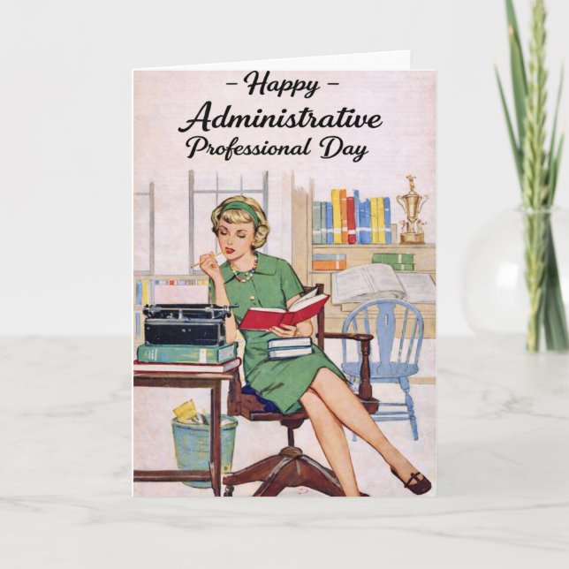 Happy Administrative Professional Day  Kort (Framsida)