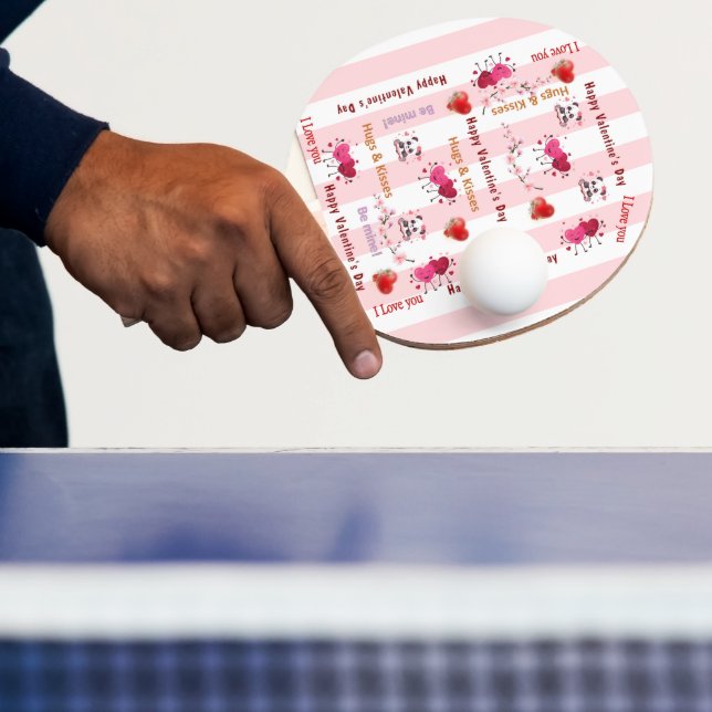 Happy Alla hjärtans dag PingisracketParhjärtan Pingisracket (Insitu)