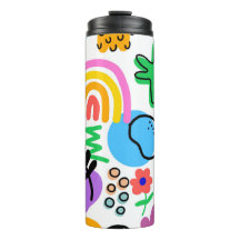 Happy and colorful abstract designs