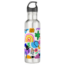 Happy and colorful abstract designs