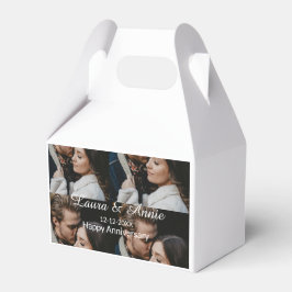 Happy anniversary photo collage name date simple w presentaskar