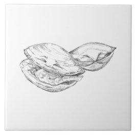 Happy As A Clam Tile Kakelplatta