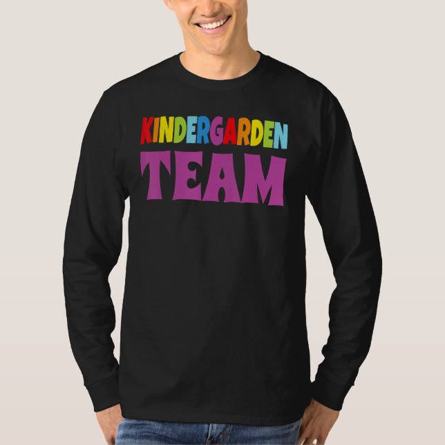Happy Back To School Team Kindergarten Teacher Stu T Shirt (Framsida)