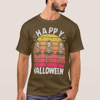 Happy Balletween Skeleton Ballerina Dancing Skelet T Shirt
