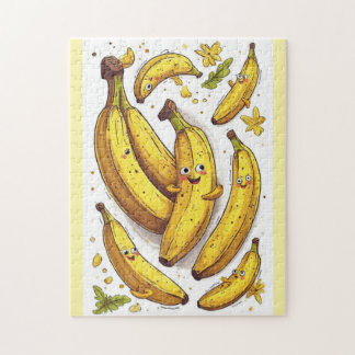 Happy Bananas Puzzle Pussel