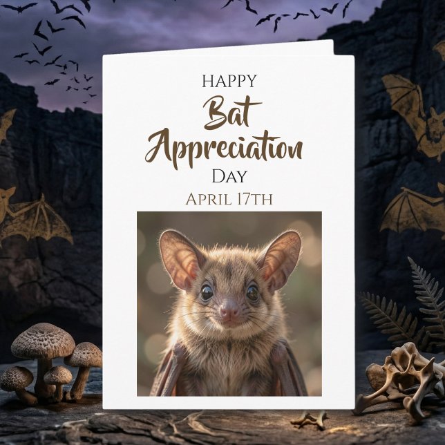 Happy Bat Appreciation Day | April 17th Kort (Skapare uppladdad)