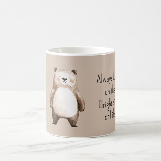 Happy Bear Bright Side of Life Kaffemugg (Center)