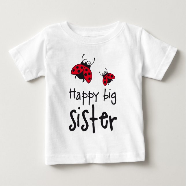 happy big sister t-shirt (Framsida)