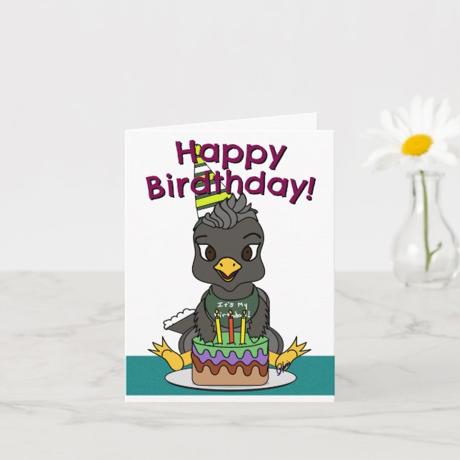 Happy Birdthday Greeting Card Kort (Liten växt)