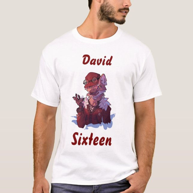 Happy Birthday 16 wolf, sweet 16 T Shirt (Framsida)