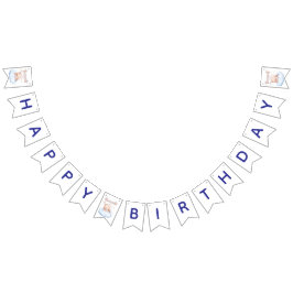 Happy Birthday Bunting Banner Vimplar