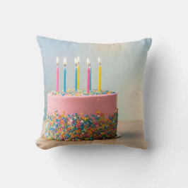 Happy Birthday cake Kudde