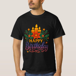 Happy Birthday Candle Men’s Value T-Shirt Classic
