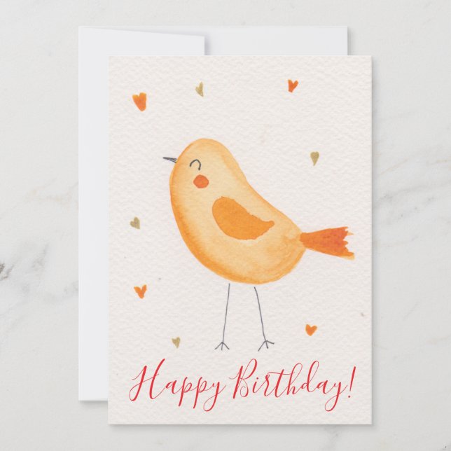 Happy Birthday Card Julkort (Framsida)