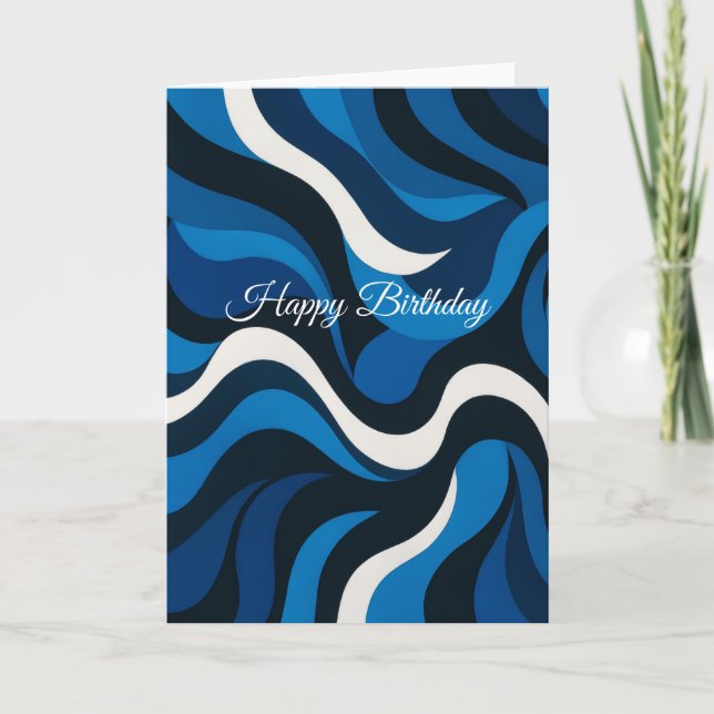 Happy Birthday Card Kort (Framsida)