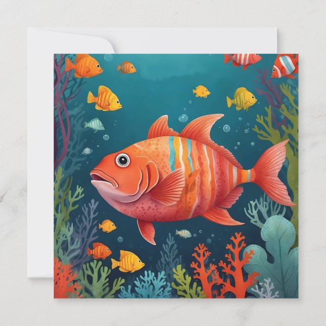 Happy Birthday Card - Personalise BD Card Inbjudningar (Baksida)