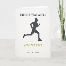 happy birthday card runner kort