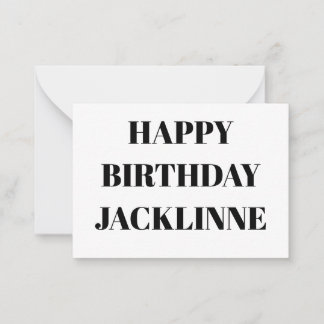 Happy Birthday Card You Can Use In All Contextes Anteckningskort
