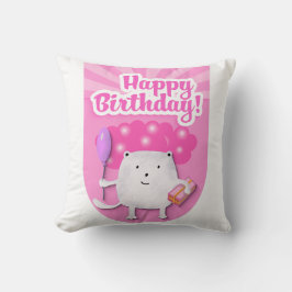 Happy Birthday Celebration Design Kudde