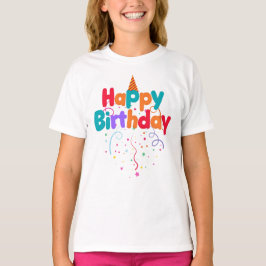 Happy Birthday Confetti T Shirt