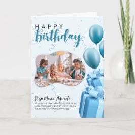 Happy Birthday Editable Greeting Card | Personaliz Kort
