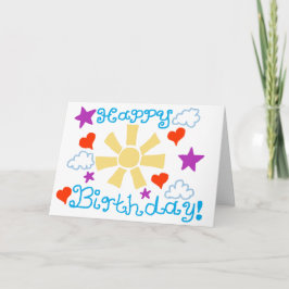 Happy Birthday! Folded Greeting Card Kort