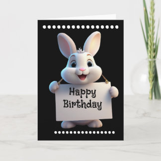 HAPPY BIRTHDAY Folded Greeting Card Kort