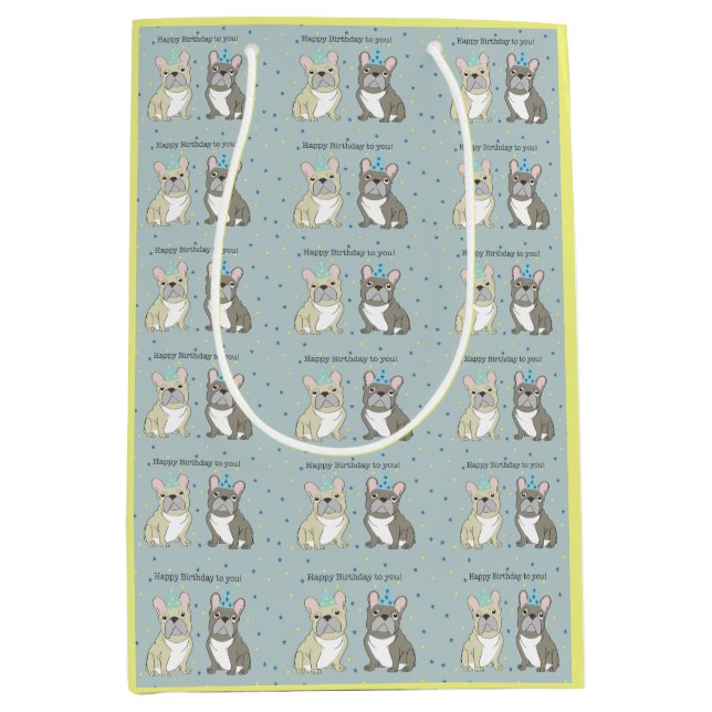 Happy birthday French, bulldog (Framsidan)