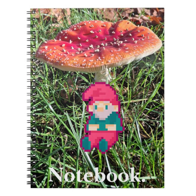 Happy Birthday, gnoom Pixelart, Pixel Art  Anteckningsbok (Framsidan)