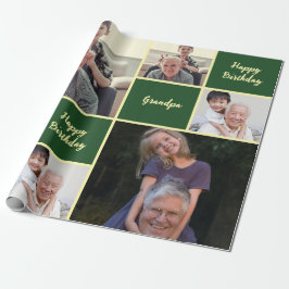 Happy Birthday Grandpa Custom Photo Collage  Presentpapper