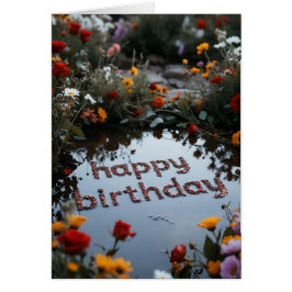 Happy Birthday Hälsningskort