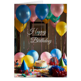 Happy Birthday Hälsningskort