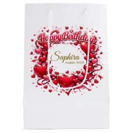 Happy Birthday Heart Frame , [Your Name]! (Custom)