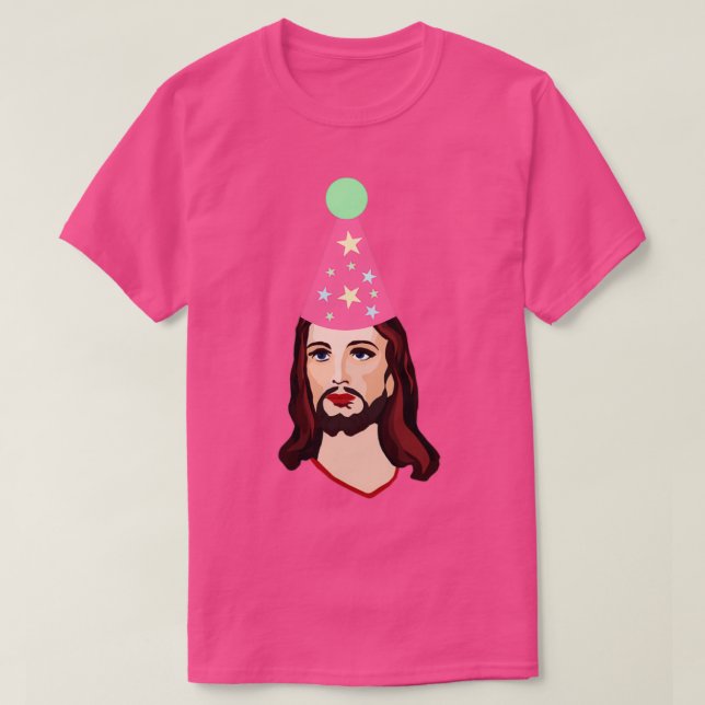 Happy Birthday Jesus Funny Christmas  T Shirt (Design framsida)