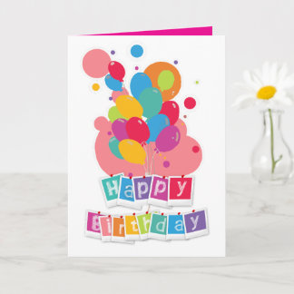 Happy Birthday – Joyful Celebration Design Kort