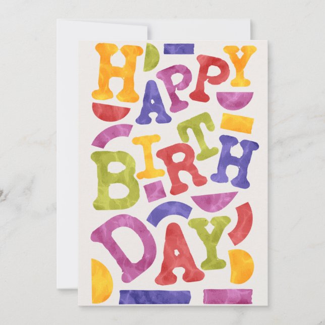 HAPPY BIRTHDAY JULKORT (Framsida)