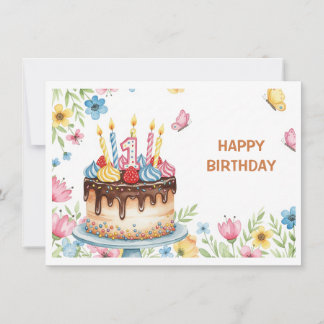 Happy Birthday Julkort