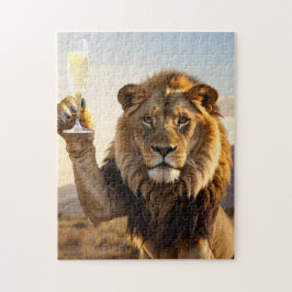 Happy Birthday Lion - Congratulations -  Pussel